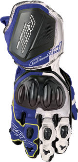 Rst Pro Series Gp D3O Gloves White/Blue Leather Lg 103715Blu-10