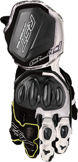 Rst Pro Series Gp D3O Gloves Black/White Leather Lg 103715Whi-10
