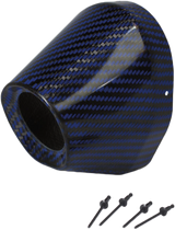 PRO CIRCUIT PC4022-0007 Pro Circuit Carbon End Cap Blue 1 3/4" I.D. Pc4022-0007