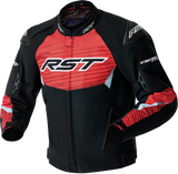 Rst 103640F.RED-44 Rst Tractech Evo D3O Jacket Black/Flo Red Textile Lg 103640F.Red-44