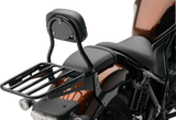 Cobra Mini Round Sissy Bar W/Pad Black Hon Rebel 1100 02-8609B