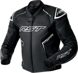 Rst 103605WHI-44 Rst S1 D3O Leather Jacket Blk/Whi Lg 103605Whi-44