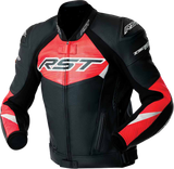 Rst 103635F.RED-46 Rst Tractech Evo D3O Jacket Blk/Flo Red Leather Xl 103635F.Red-46