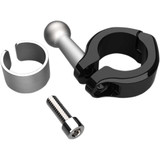 CIRO 50129 Ciro Aluminum Clamp Kit - Ball Mount - 7/8" - 1" Handlebars - Black 50129