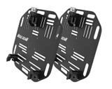 Nelson-Rigg Rigg Saddlebag Plate Flat Bar Quick Release Pair Black Rg-Qrp-Fb
