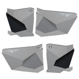 Pro Armor Traditional Half Doors Sparkle Silver Metallic P1910D003Ssm