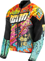 ICON 2820-7079 Icon Jacket Scatterbrain Bk 3X 2820-7079