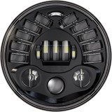 Custom Dynamics 7" Adaptive Headlamp - Black Pb-7A-Ind-B