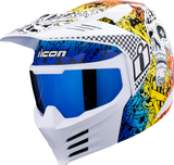ICON 0104-3443 Icon Helmet Elsn Doodle 3 Wt 3X 0104-3443