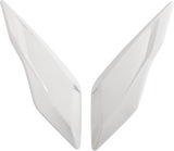 ICON 0133-1705 Icon Forehead Vents Ultraflite Gloss White 0133-1705