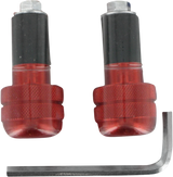 K&S TECHNOLOGIES 15-6006 K&S Technologies Anti-Vibratn Bar End Red 15-6006