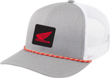 FACTORY EFFEX 29-86306 Factory Effex Hat Braided Snapback Honda Explorer Gray/White 29-86306