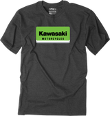 FACTORY EFFEX 29-87112 Factory Effex Tee Kawasaki Nova Heather Charcoal Md 29-87112