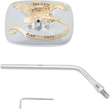 EMGO 20-31759A Emgo Mirror Ltr Chm/Gld Yamaha R 20-31759A