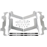 Moose Racing Radiator Braces - Silver - Honda 11-161
