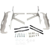 Moose Racing Radiator Braces - Silver - Honda 11-6017