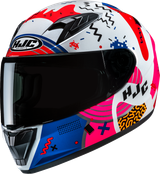 HJC FP70NUSE028V Hjc Helmet Y10 Mika Mc28 Ys Fp70Nuse028V