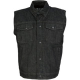 Z1R Denim Vest - Black - Small Z1R Denim Vest - Black - Small
