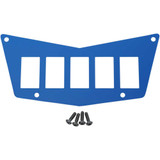 MOOSE UTILITY 1004382PU Moose Utility Dash Plate - 5 Switch - Blue 100-4382-Pu