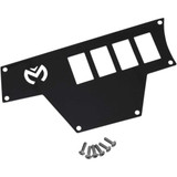 MOOSE UTILITY 1004360PU Moose Utility Dash Plate - Large - Left - Black 100-4360-Pu