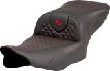SADDLEMEN 823-07-20804 Saddlemen Seat Roadsofa Dragon Red Stitch 823-07-20804