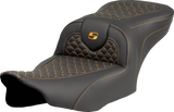 SADDLEMEN 823-07-20807 Saddlemen Seat Roadsofa Dragon Gold Stitch 823-07-20807