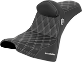 SADDLEMEN SC81830DB6 Saddlemen Seat Sdc Perf Gripper Lumbar Rest White Stitch Sc81830Db6
