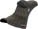 SADDLEMEN SC81830DB7 Saddlemen Seat Sdc Perf Gripper Lumbar Rest Gld Stitch Sc81830Db7