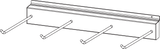 Icon Slatwall Glove Peg 4 Hook 9903-0496