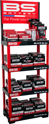 BS BATTERY 900075 Bs Battery Display Battery Rack 900075