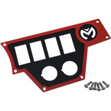 MOOSE UTILITY 1004373PU Moose Utility Dash Plate - Large - Right - Red 100-4373-Pu