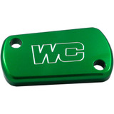WORKS CONNECTION 21618 Works Connection Rear Billet Brake Cover - Green - Kawasaki/Suzuki 21-618