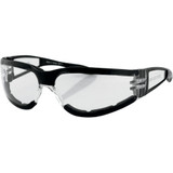 Bobster Shield Ii Sunglasses - Gloss Black - Clear Esh203