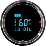 DAKOTA DIGITAL HLY3011 Dakota Digital 3011 Round Digital Speedometer With Indicators - 3-3/8" Hly-3011