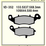 Vesrah Brake Pads (Vd352Rjl) VD-352RJL