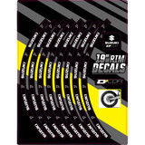 D'COR VISUALS 4080205 D'Cor Visuals Rim Decal - Suzuki Logo - 19" Rear 40-80-205