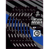 D'Cor Visuals Rim Decal - Yamaha Logo - 19" Rear 40-80-207