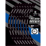 D'COR VISUALS 4080210 D'Cor Visuals Rim Decal - Husqvarna Logo - 21" Front 40-80-210