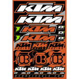D'COR VISUALS 4030100 D'Cor Visuals Decal Sheet - Ktm 40-30-100