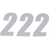 D'COR VISUALS 45162 D'Cor Visuals Sx Plate Number - #2 - White - 6" 45-16-2