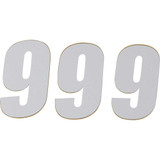 D'COR VISUALS 45169 D'Cor Visuals Sx Plate Number - #9 - White - 6" 45-16-9