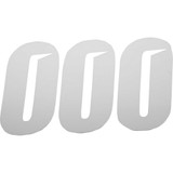 D'COR VISUALS 45320 D'Cor Visuals Slash Number Plate - #0 - White - 7" 45-32-0