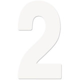 Fx 2015 Numbers Standard 8" White 2 02-4482