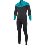 Slippery Breaker Wetsuit & Jacket - Black/Aqua - Medium