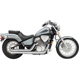 COBRA 1721T Cobra Streetrod Straight Cut Exhaust System - Chrome 1721T
