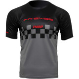 THOR 5120-0146 Thor Intense Chex Jersey - Black/Gray - Medium