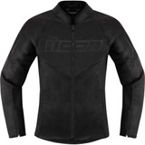 ICON 2822-1477 Icon Women'S Hooligan Ce Jacket - Black - Small