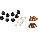 Puig Hi-Tech Parts Windscreen Screw Kit - Yellow 0957G
