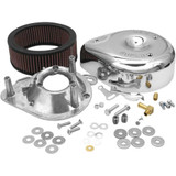 S&S CYCLE 170399 S&S Cycle Teardrop Air Cleaner Kit - Chrome 17-0399