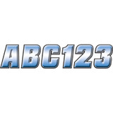 Hardline Sticker Kit - 2" - Chrome/Black Chblk500